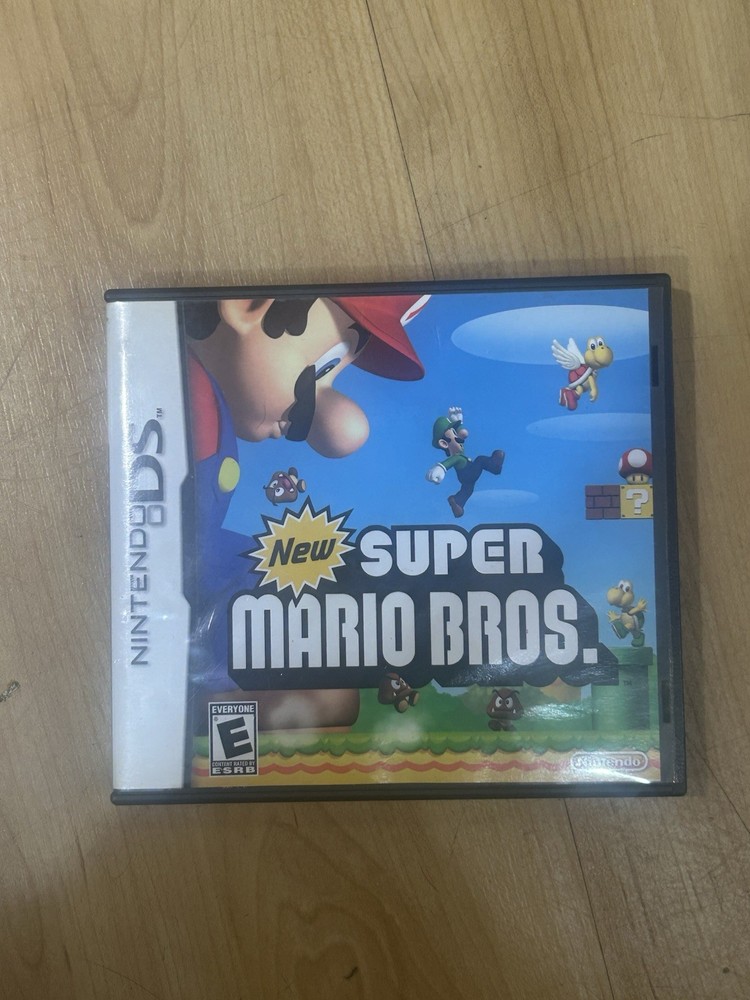 New Super Mario Bros. (2006, Nintendo DS) Complete In Box Tested Working