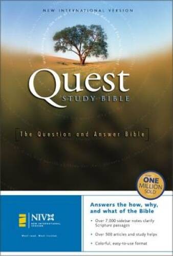 NIV Quest Study Bible, Revised - Hardcover By Ten Elshof, Phyllis - ACCEPTABLE