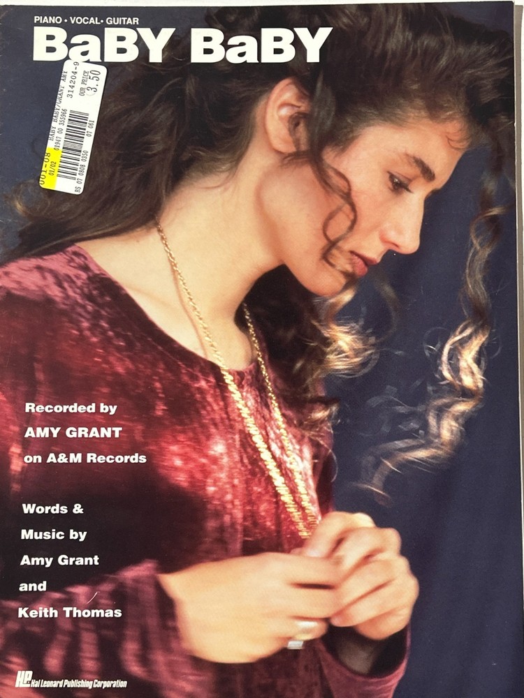 amy grant - baby baby - sheet music