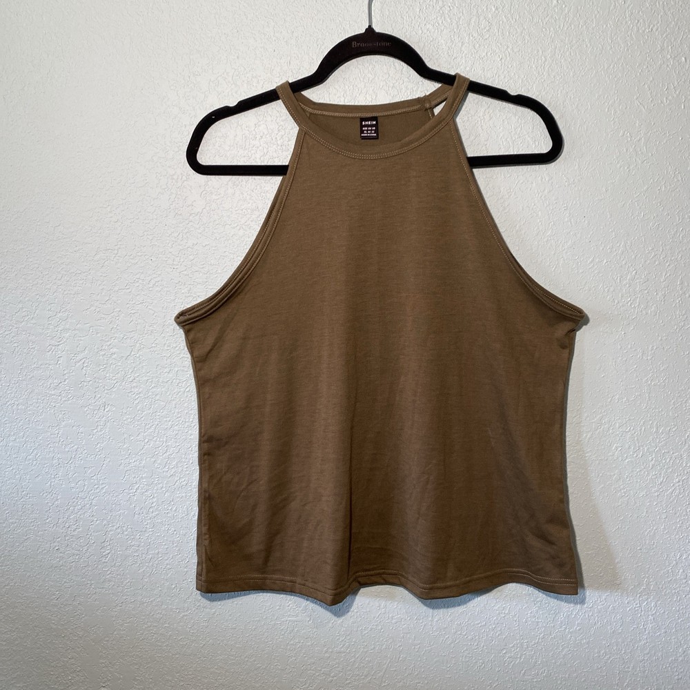 SHEIN Women’s Olive Green Tank Top XL