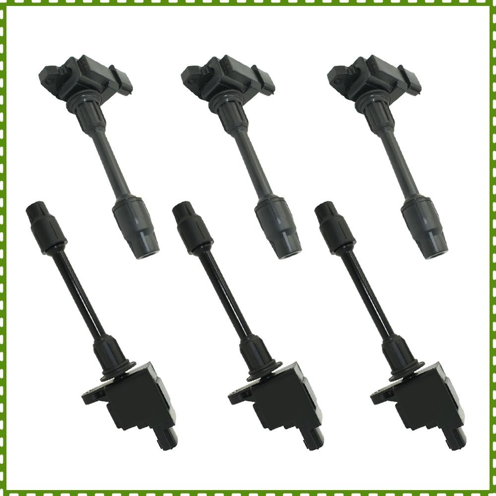 6PCS Front & Rear Ignition Coils For INFINITI I30 Nissan Maxima 3.0L 2000-2001