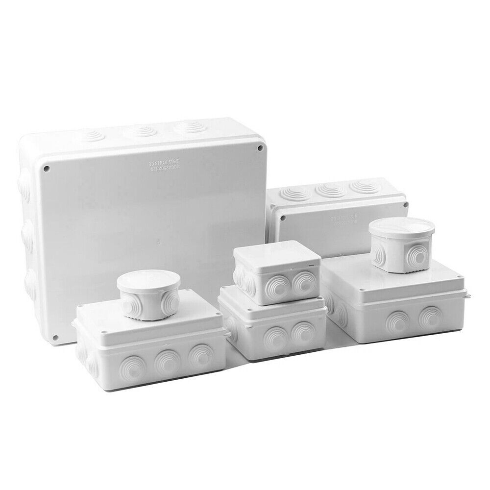 Electrical Project Enclosure ABS Plastic Junction Box Waterproof Rubber Stopper-image