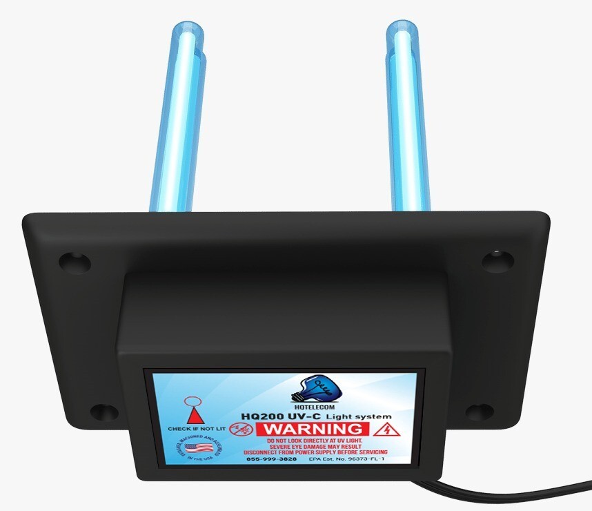 HQ200 UV Light Air Purifier for HVAC AC Duct UVC Lamp Sanitizer  -image