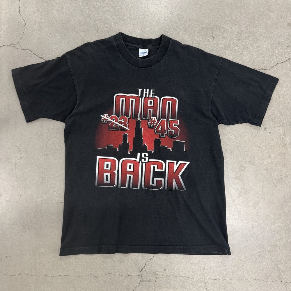 Vintage Michael Jordan “I’m Back” #45 L T-Shirt Salem Chicago Bulls Salem 90s