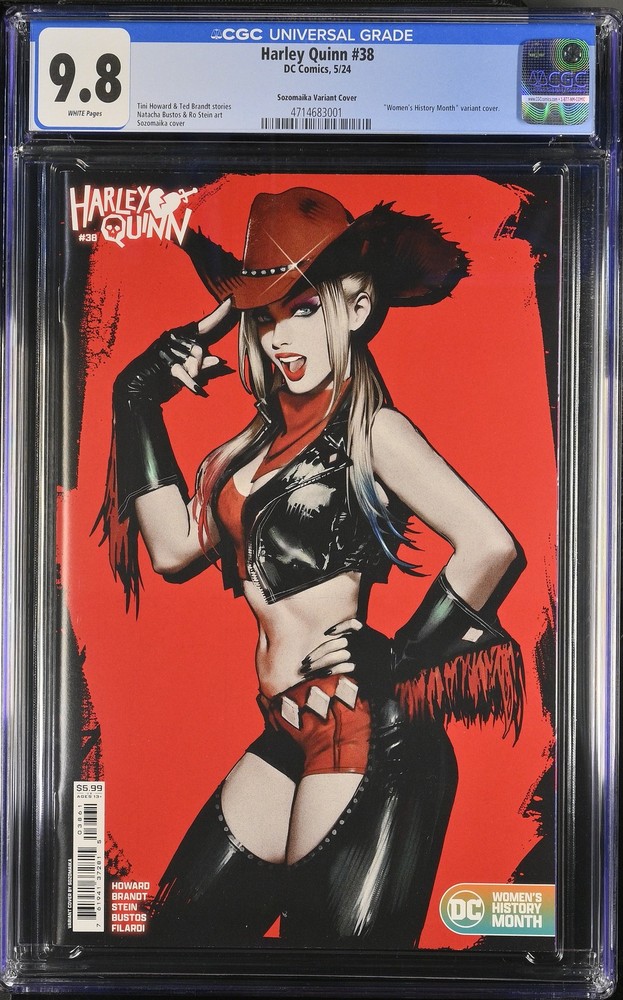 Harley Quinn 38 CGC 9.8 Sozomaika Variant Cover