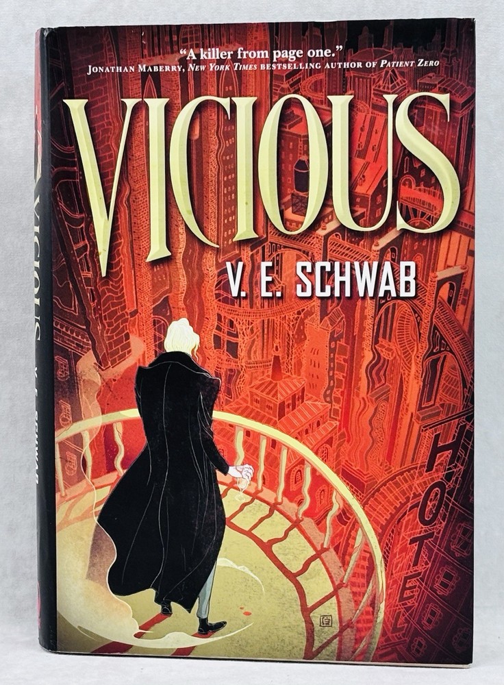 Vicious First Edition Hardcover V E Schwab 2013 Tor Book Supervillain Novel