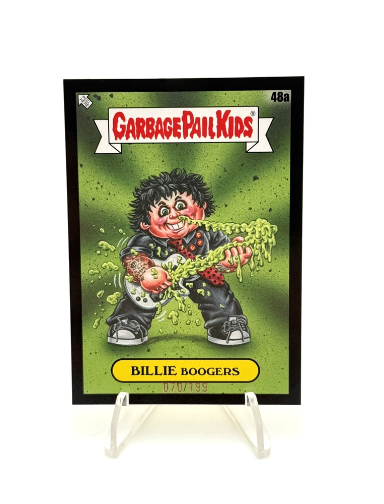 2025 Topps Garbage Pail Kids - Green Day - Billie Boogers Black /199