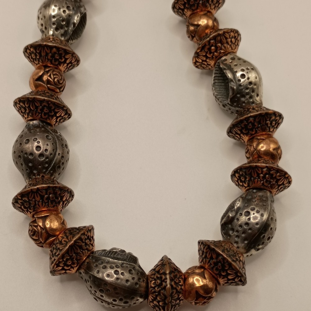 Vintage Chunky Brutalist Necklace 17