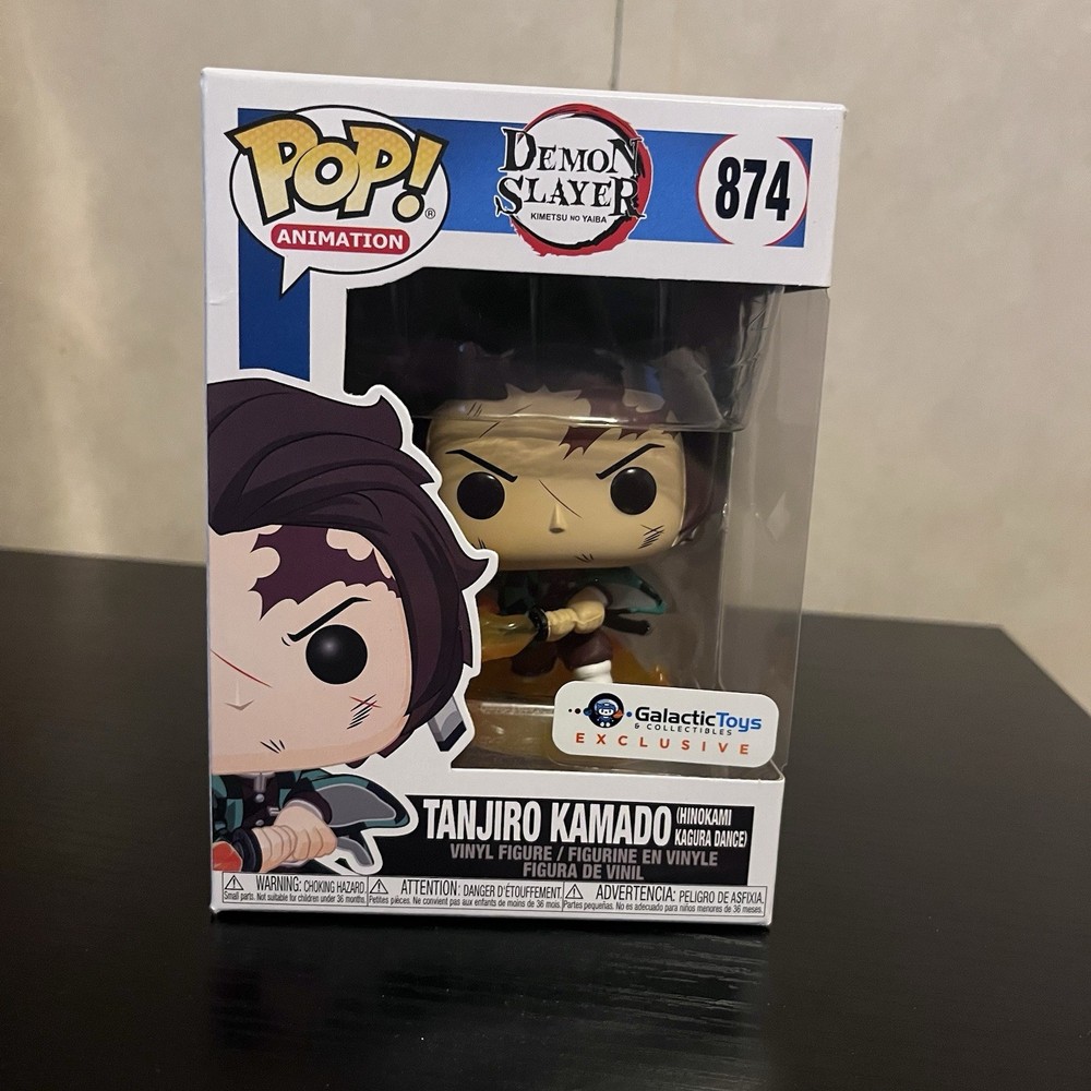 Funko Pop! Tanjiro Kamado (Hinokami Kagura Dance) #874 Galactic Toys Exclusive