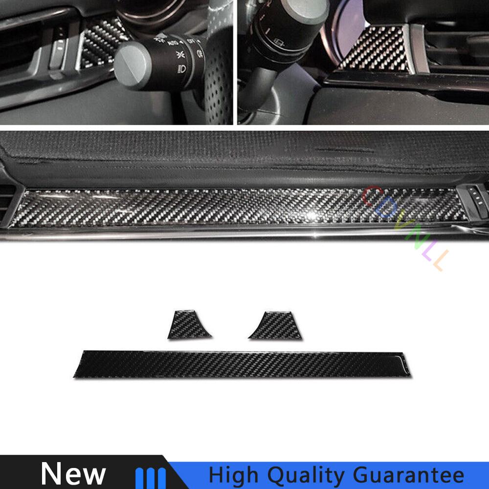 For Mazda 6 Atenza 20-21 Real Carbon Fiber Central Console Instrument Strip Trim