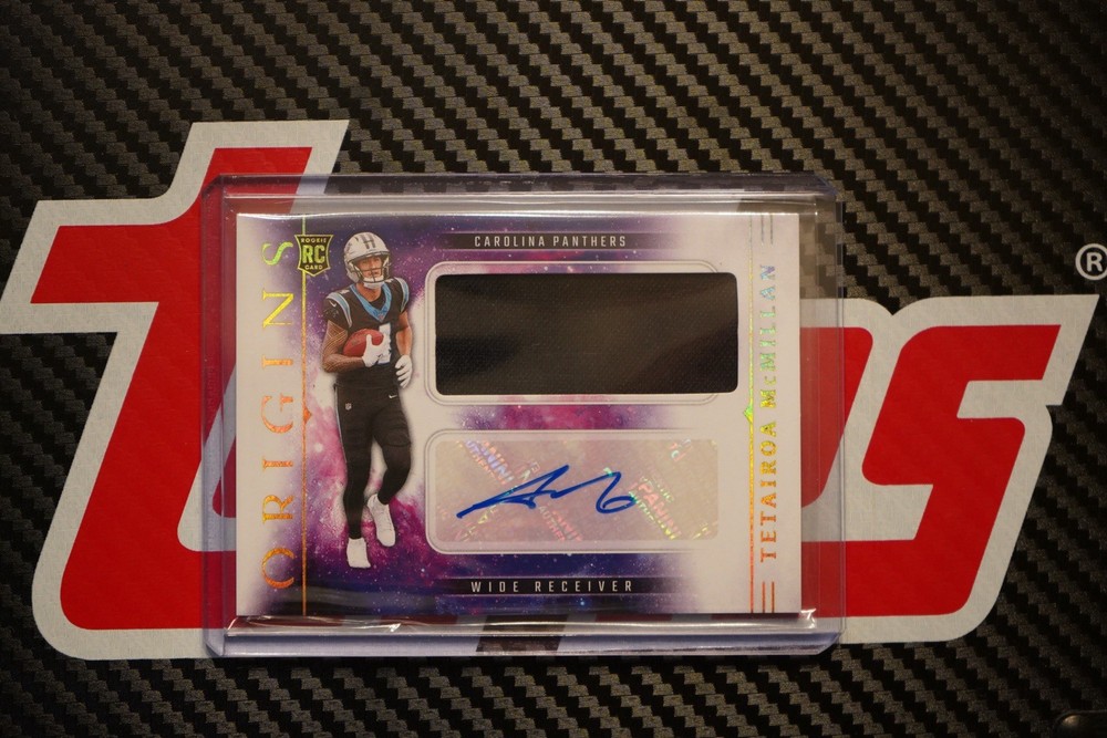 2025 Panini Origins Tetairoa McMillan Rookie Patch Autograph #RAJ-TMN