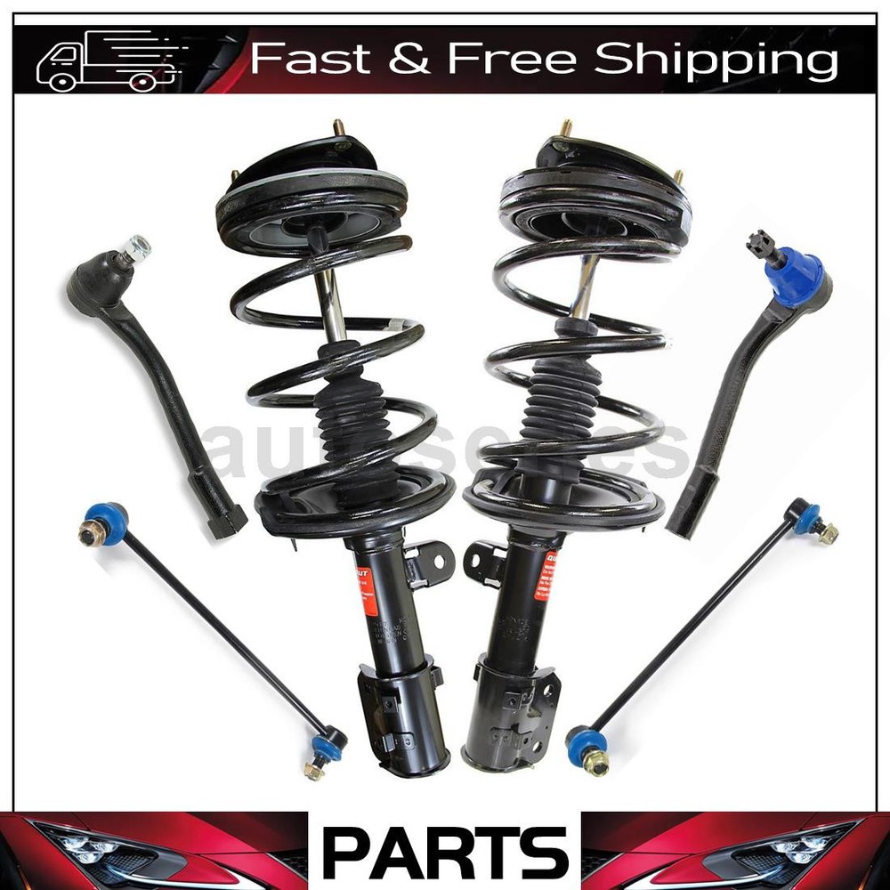 6pc Tie Rod Ends Sway Bar Link Strut Assembly for 2006 Kia Sedona