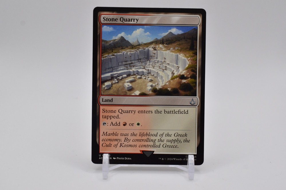 MTG Assassin's Creed Stone Quarry Card 0300 New Mint Condition