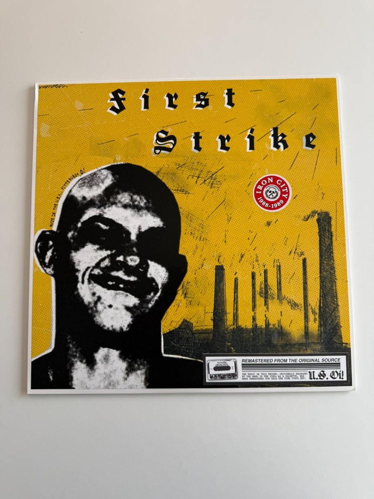 First Strike LP American Defense Rare Oi Punk RAC ISD Arresting Officers Fascine