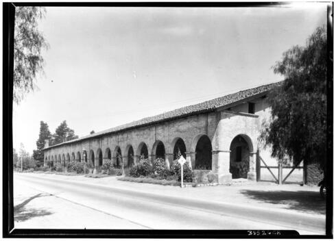 The San Fernando Mission From An Old Photo California - Old Photo