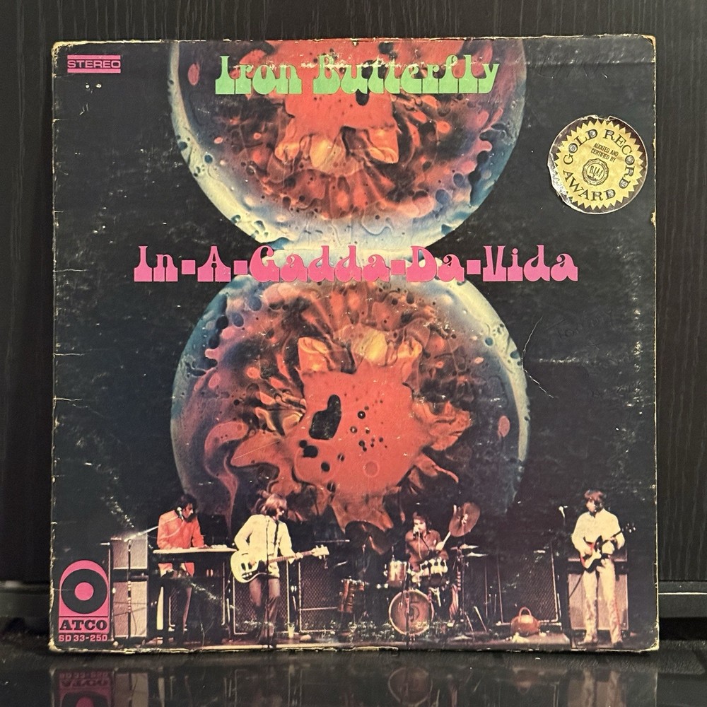 IRON BUTTERFLY In-A-Gadda-Da-Vida 1969 ATCO US Pressing SD33250 Yellow Label LP