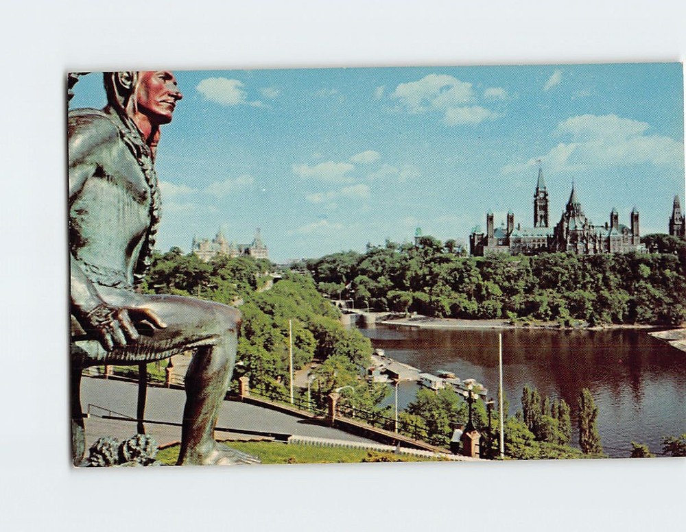 Postcard Parliament Buildings Ottawa Ontario Canada