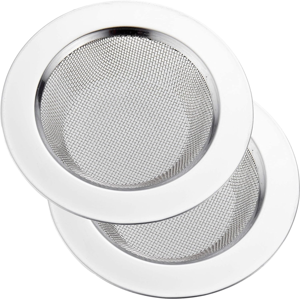 2 PCS Kitchen Sink Strainer Stainless Steel, Kitchen Sink Drain Strainer， Sink S