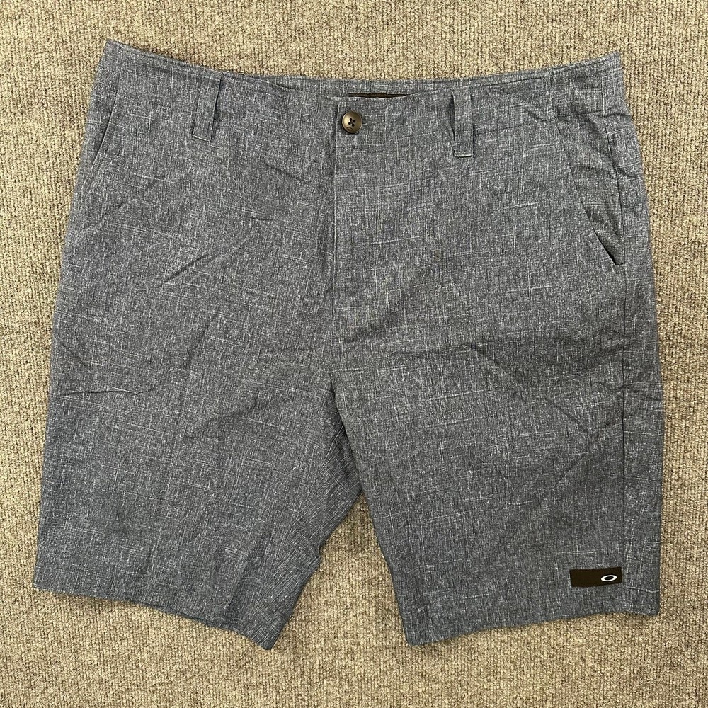 Oakley Mens's Ellipse Hybrid Chino Shorts Lightweight Quick Dry Performance 36