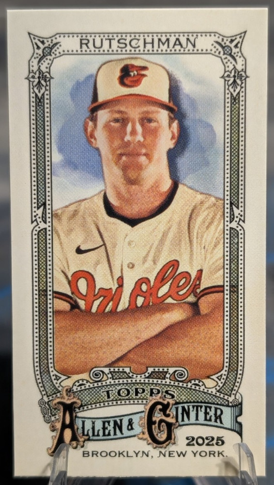 2025 Allen & Ginter #65 - ADLEY RUTSCHMAN - Mini - Orioles