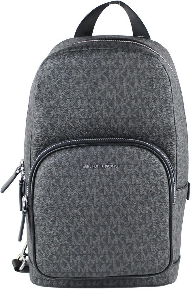 MICHAEL KORS COOPER COMMUTER SLING PACK BACKPACK MK BLACK 37S1LCOY1B