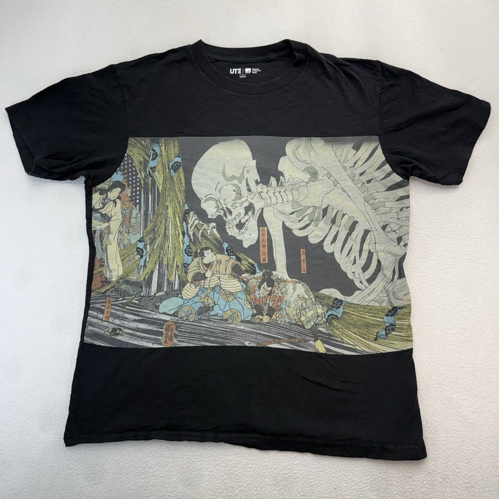 UNIQLO Ukiyo-e Utagawa Kuniyoshi Museum Of Fine Arts Boston Japanese T-Shirt L