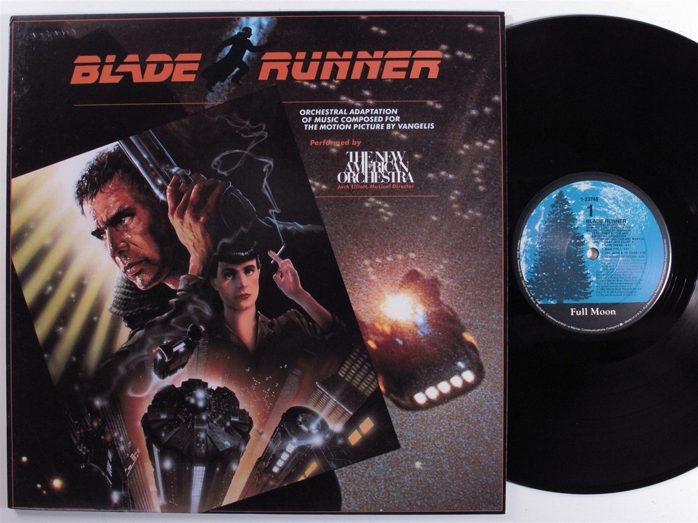 BLADE RUNNER OST New American Orchestra FULL MOON LP VG++ c