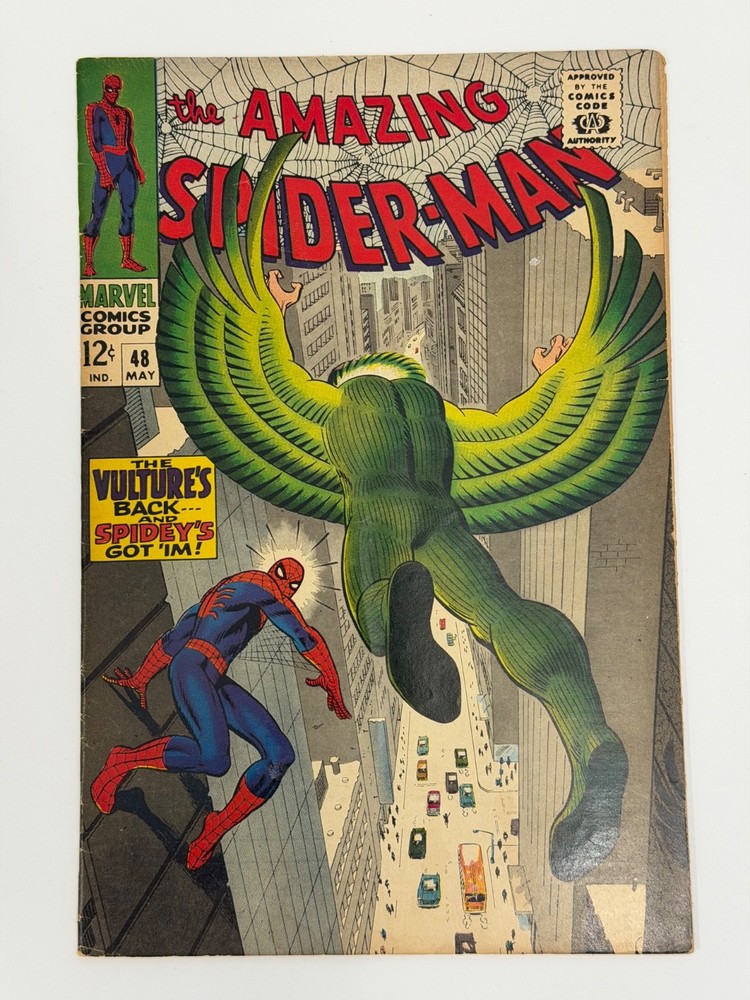 Amazing Spider-Man #48 (1967 Marvel) 1st New Vulture, 