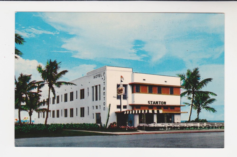 HOTEL STANTON, 161 OCEAN DRIVE, MIAMI BEACH, FLORIDA – 1960s Postcard