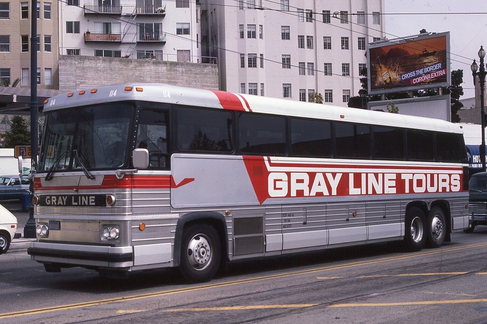 Original Bus Slide Grayline Tours  #114 San Francisco CA 1986 #38