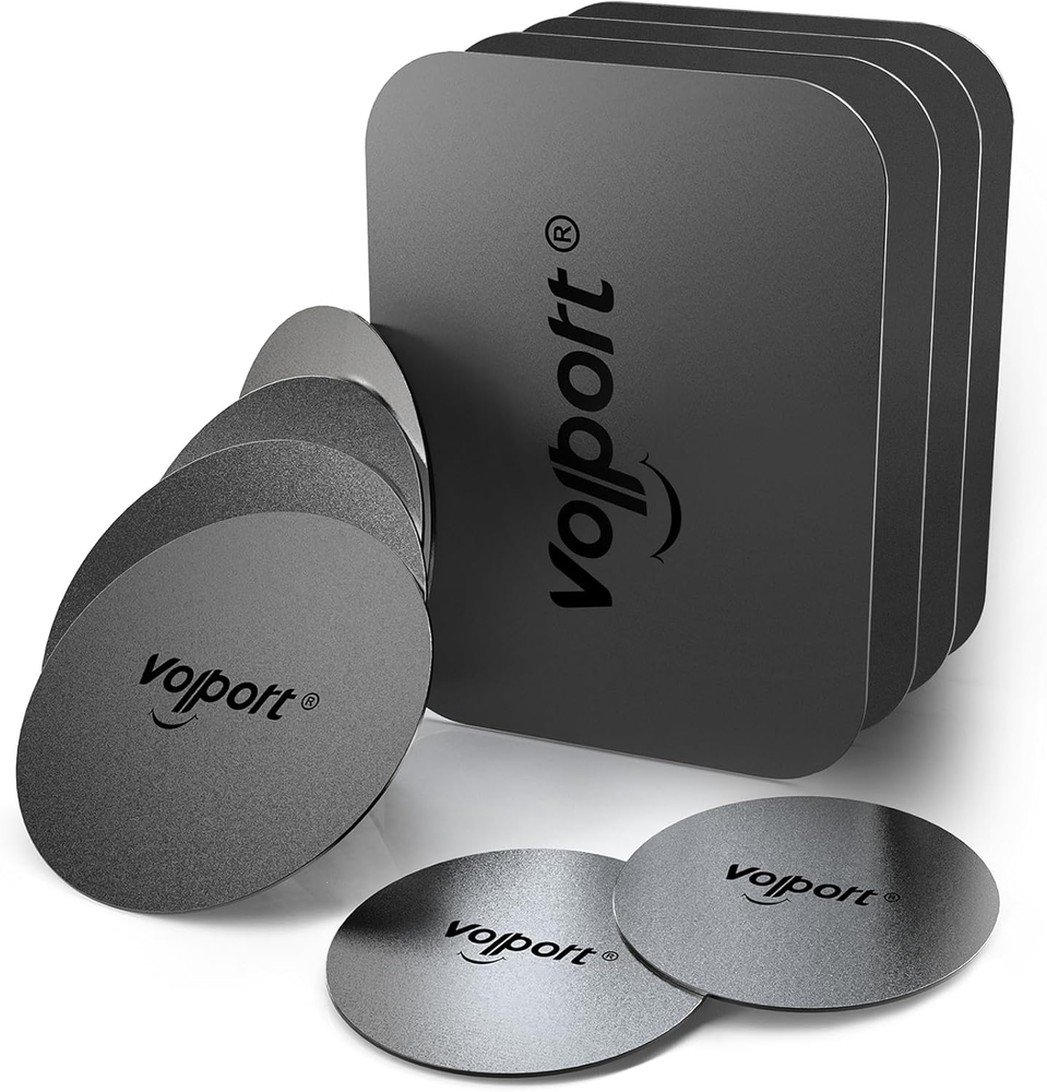 Metal Plate for Phone Magnet, 10 Pack Magicplate with 3M Adhesive Replacement fo