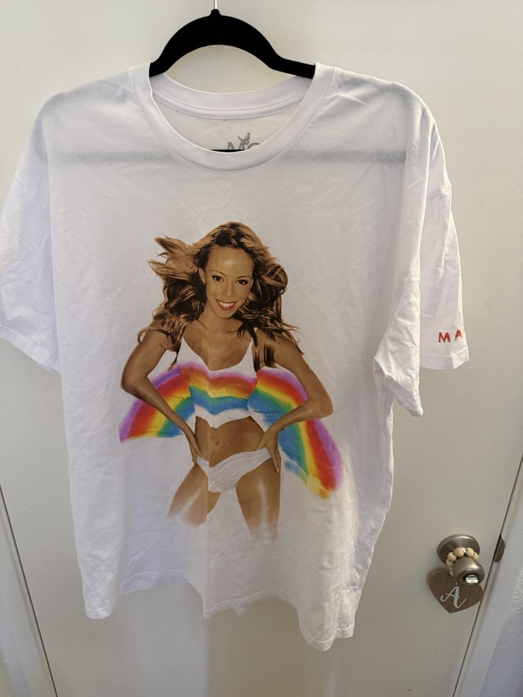 Rainbow Mariah Carey T-shirt Xl Official