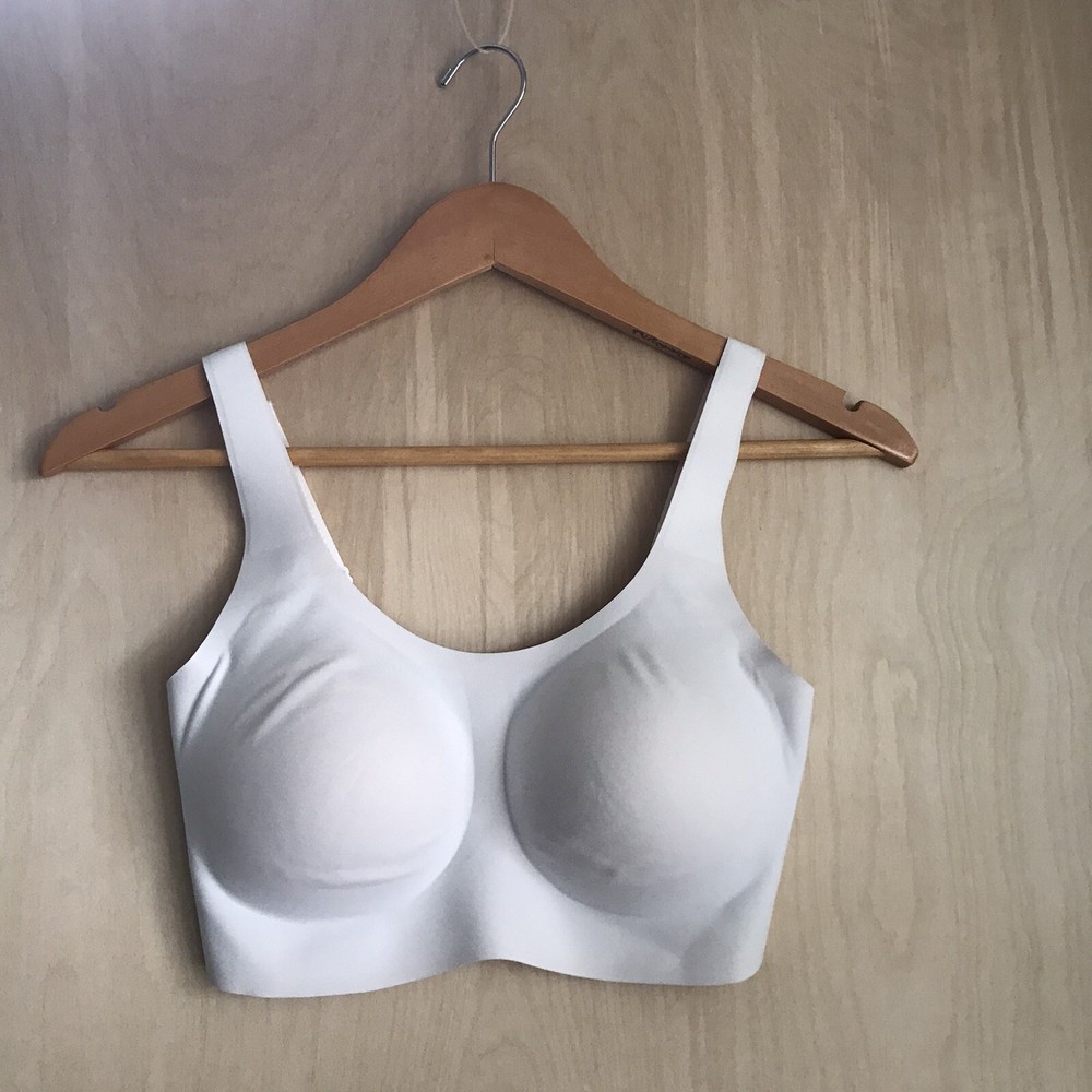 Knix Bra Women's White Size XS++ Adjustable Pullover Bra Wireless New With Tags