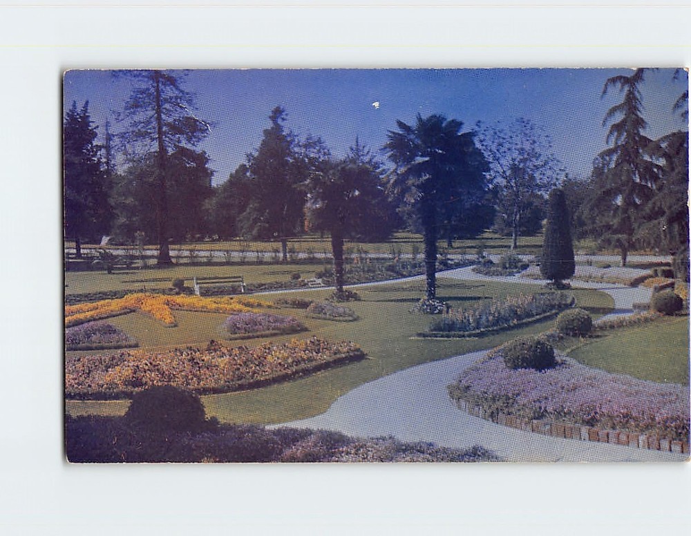Postcard Bixby Park Long Beach California USA