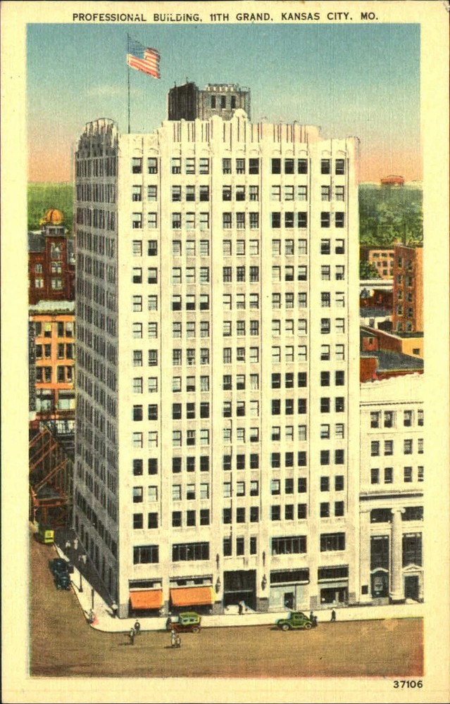 Professional Building 11th Grand Kansas City Missouri MO 1930s