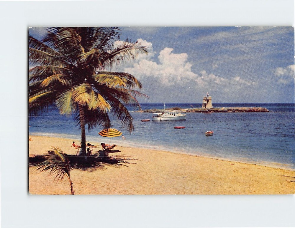Postcard Beach & Tower Tower Isle Hotel Jamaica