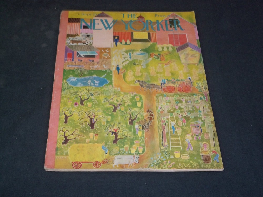 1947 September 20 The New Yorker Magazine - Illustrated Cover - Ny 281