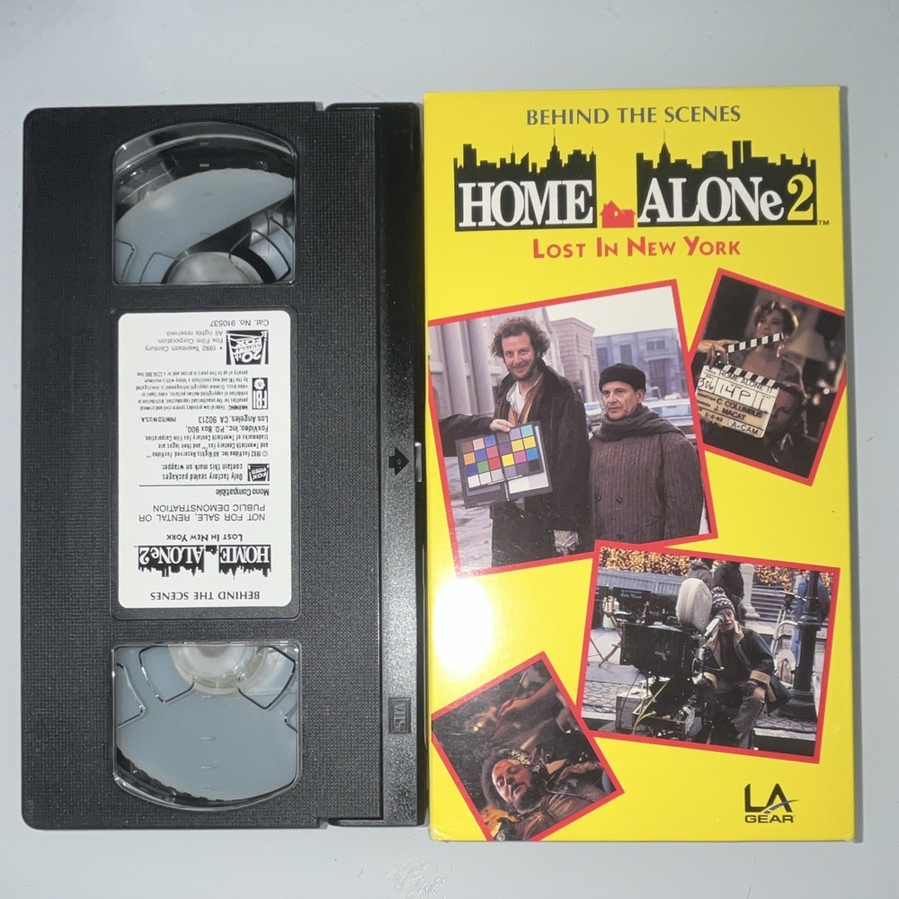 20th Century Fox Behind the Scenes Home Alone 2 VHS Comedy PG Columbus 1992