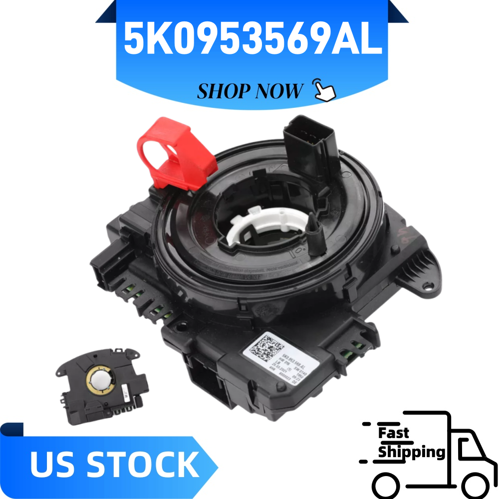 OEM 5K0953569AL Clock Spring for VW Golf Audi A1 Q3 Skoda Seat Touran