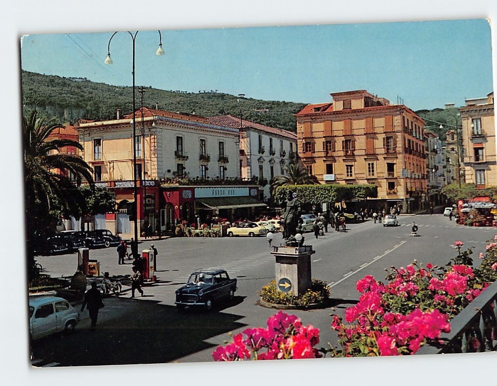 Postcard Piazza Torquato Tasso Sorrento Italy