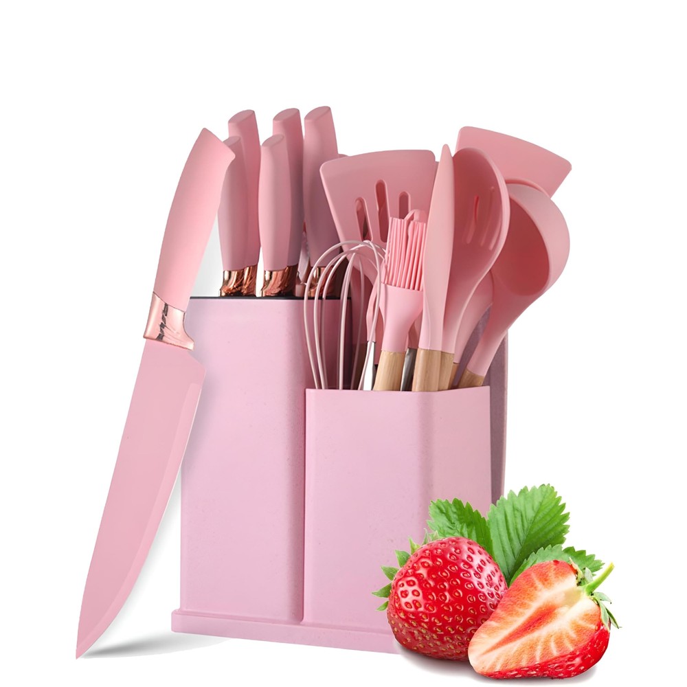 Cooking Utensils Set for Kitchen,19 Kitchen Utensils Set with 11 Non-Stick Si...