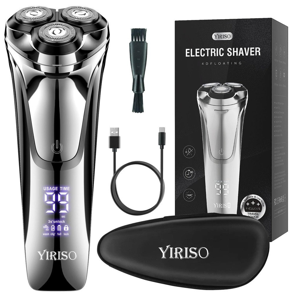 Electric Razor for Men, Men’s Electric Shavers, Wet & Dry Shaver with Pop-up ...