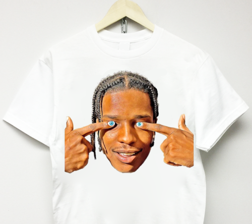 ASAP ROCKY T-SHIRT vtg rap tee travis tour merch vlone scott ftp drake kanye nyc
