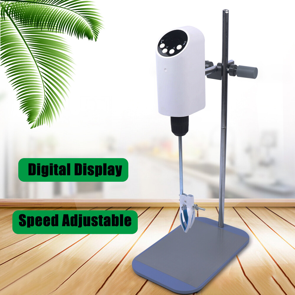 Lab Electric Overhead Stirrer Digital Display Mixer Agitator Homogenizer Blender