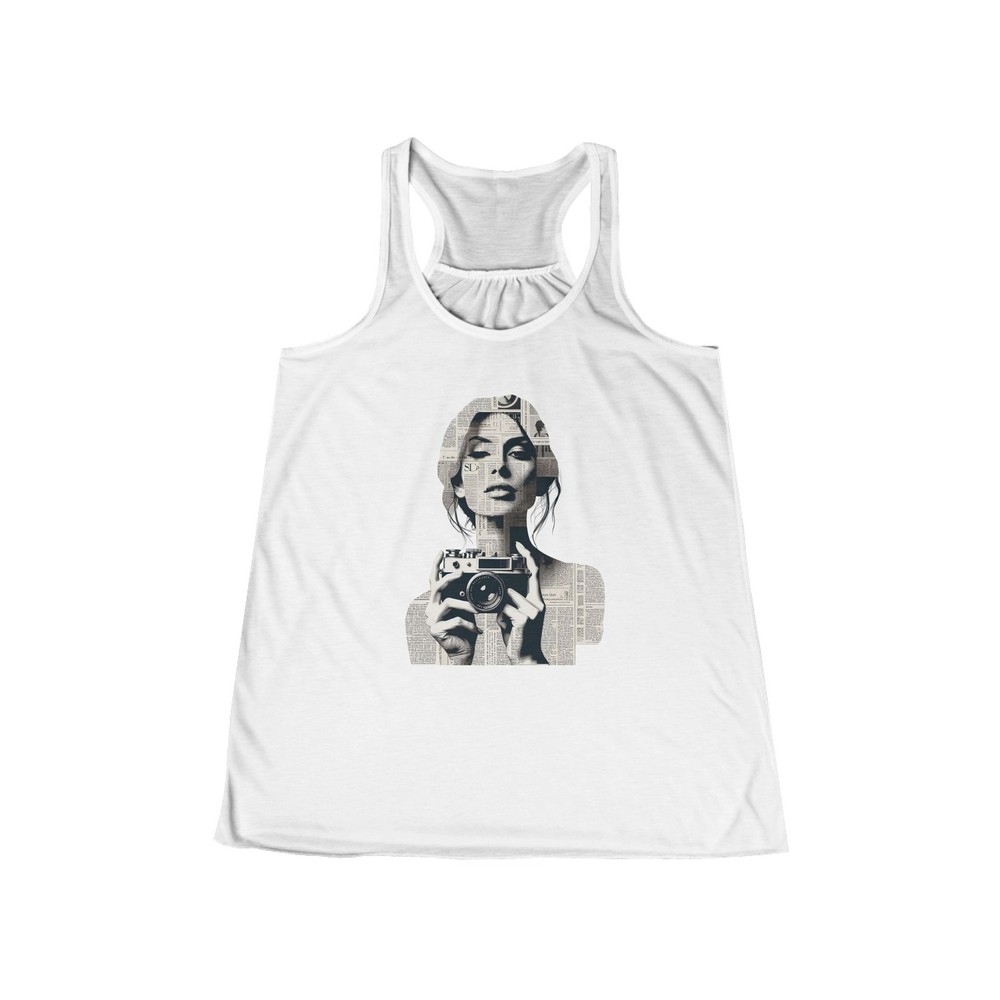Women Flowy Racerback Tank woman photographer photo shoot cool design girl gift