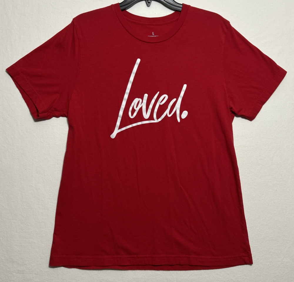 Womens Valentine's Day Red Short Sleeve T-Shirt 