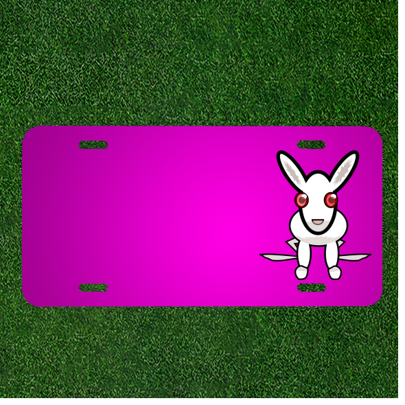 Custom Personalized Rabbit Car License Plate with Your Name