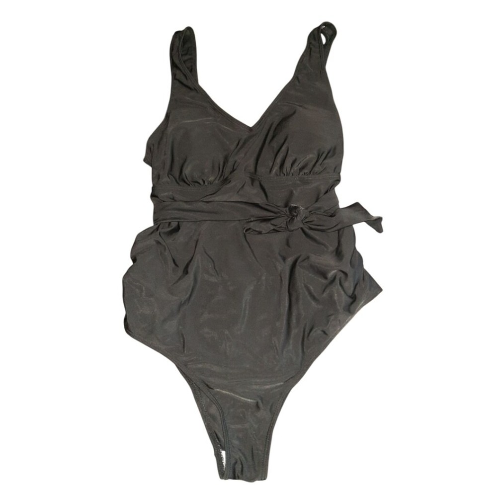 Black One Piece Swimsuit Size Medium