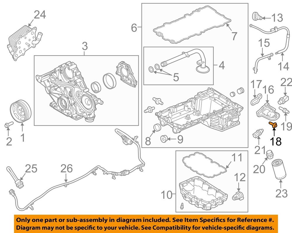 FORD OEM 10-23 Escape Engine Adapter Bolt W500300S437