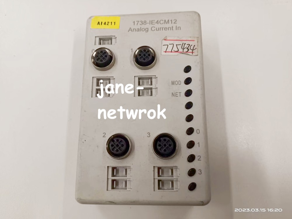 Actual Stock!! 1PC USED 1738-IE4CM12 No base (90days warranty by FedEx or DHL)